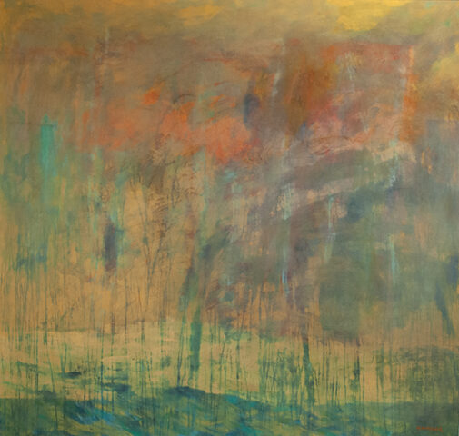 „Der stürmische Morgen“, Malerei von Raimund Pallusseck