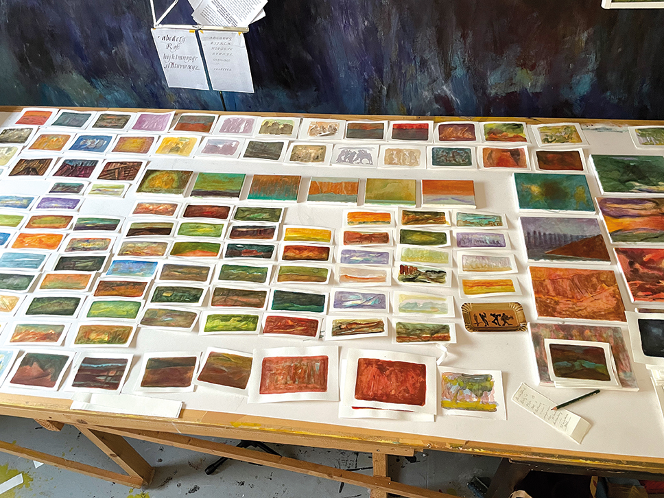 Reiseblätter in Aquarell und Öl von Raimund Pallusseck