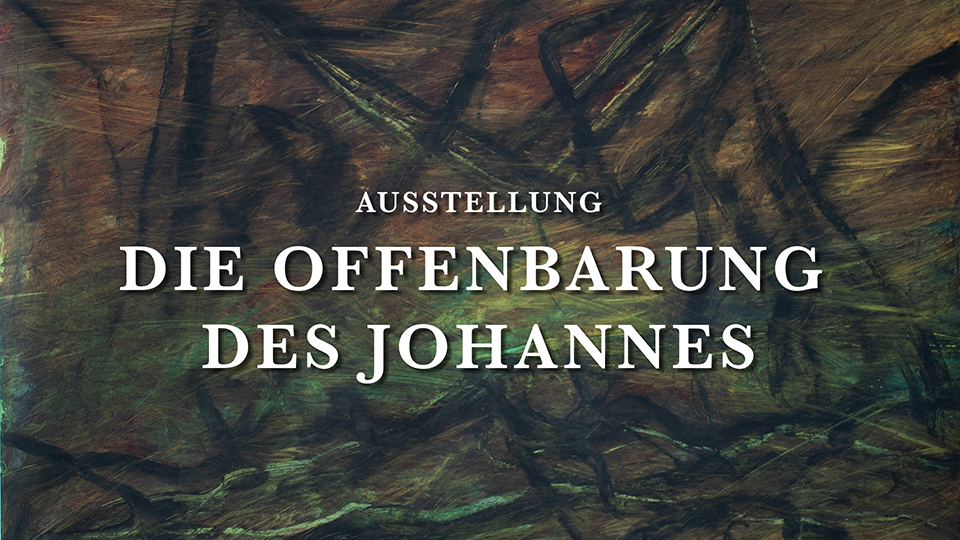 Titelbild der Ausstellung "Die Offenbarung" mit Gemälden von R. Pallusseck in Braunschweig