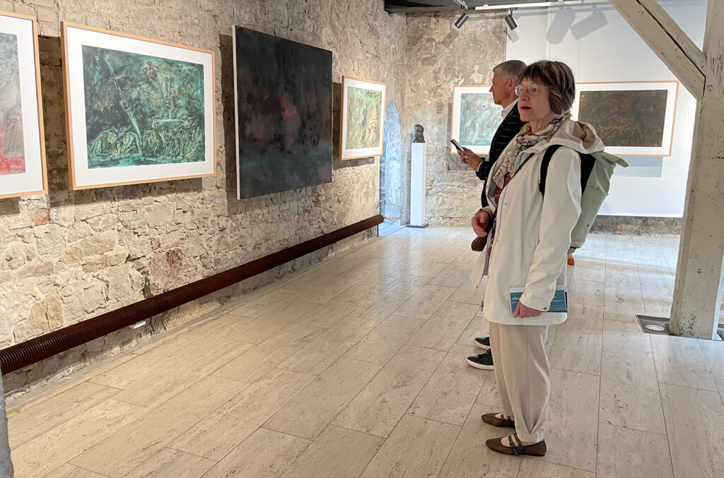 Die Offenbarung des Johannes, Ausstellung mit Gem&auml;lden von Raimund Pallusseck, in Braunschweig, Germany