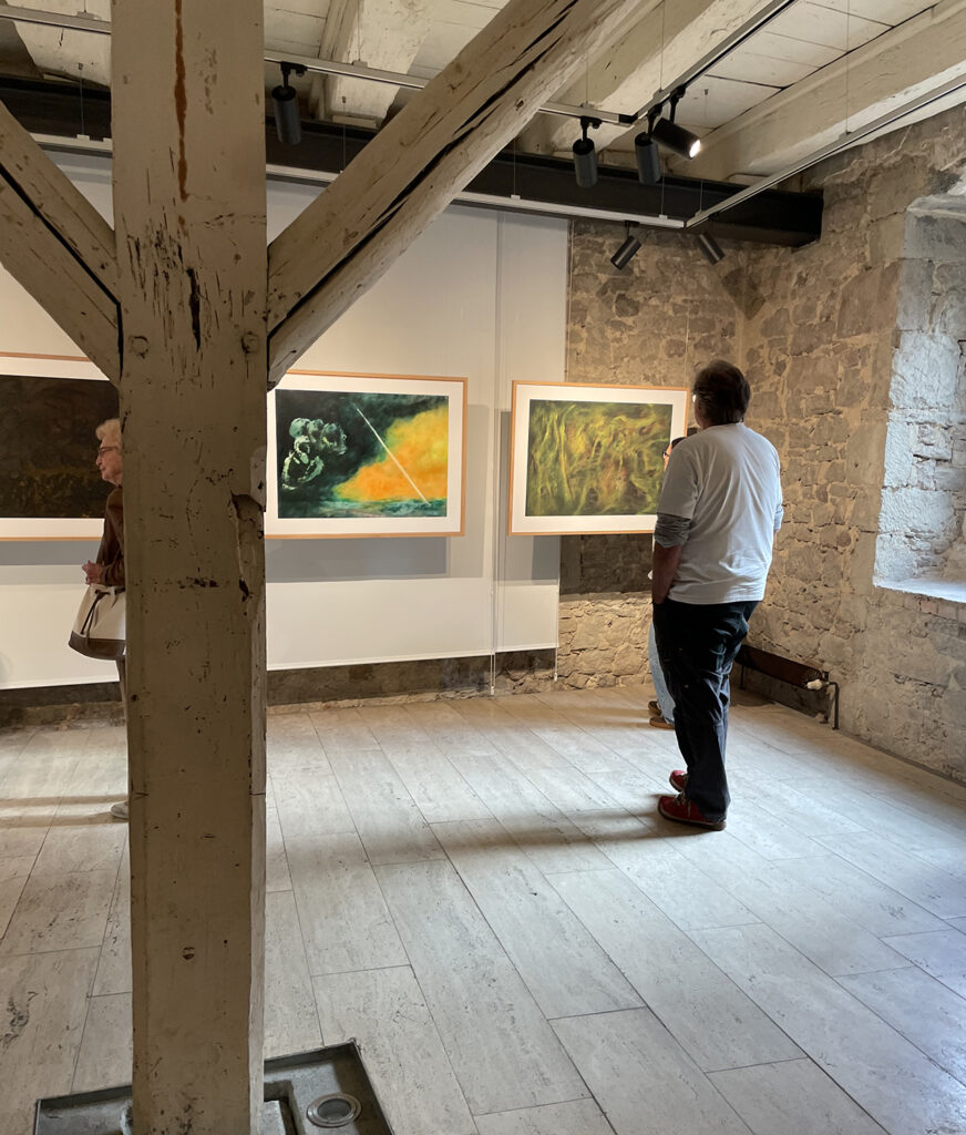 Die Offenbarung des Johannes, Ausstellung mit Gem&auml;lden von Raimund Pallusseck, in Braunschweig, Germany