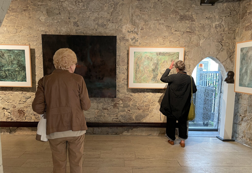 Die Offenbarung des Johannes, Ausstellung mit Gem&auml;lden von Raimund Pallusseck, in Braunschweig, Germany
